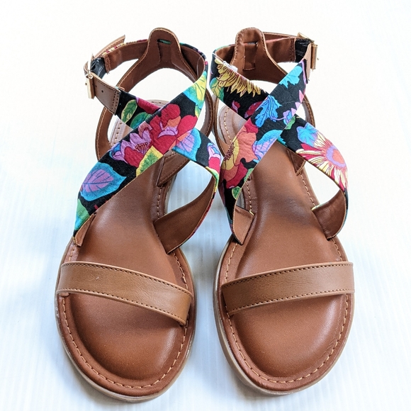 MOJO MOXY Breezes Vegan Leather Strappy Summer Sandals - Picture 3 of 12
